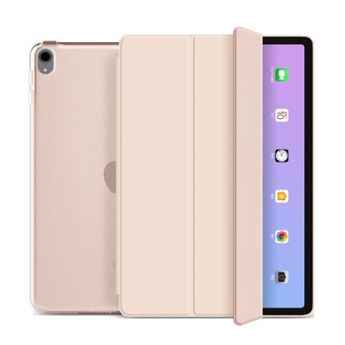 Husa Smart Cover compatibila cu Ipad Air 4/5, 2020-2022, 10.9inch, Roz Gold, TELGORBCS