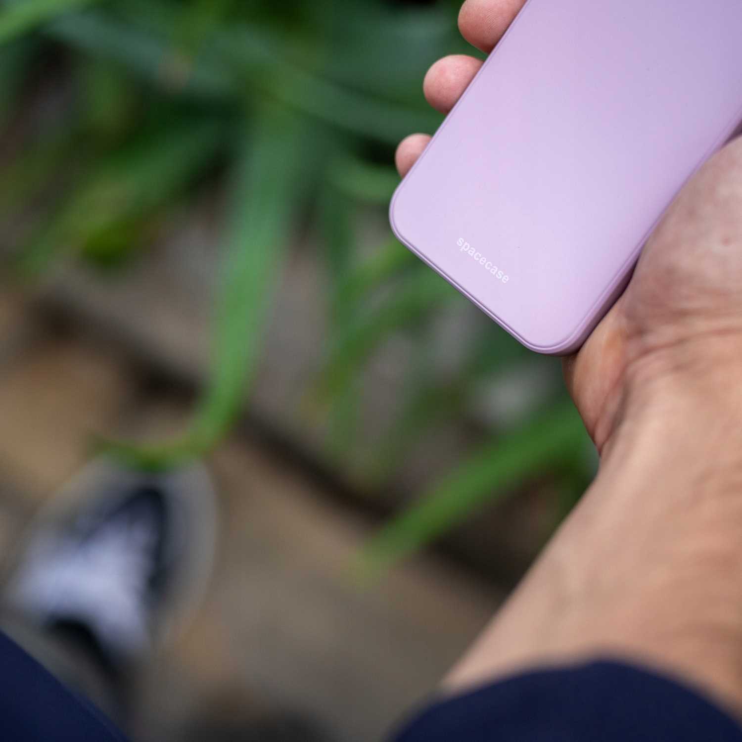 Husa telefon Xiaomi Mi 11 Lite, Spacecase, silicon, violet, 6.55"