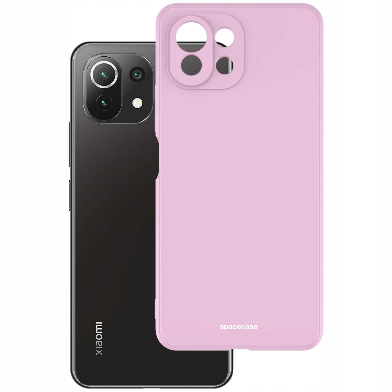 Husa telefon Xiaomi Mi 11 Lite, Spacecase, silicon, violet, 6.55"