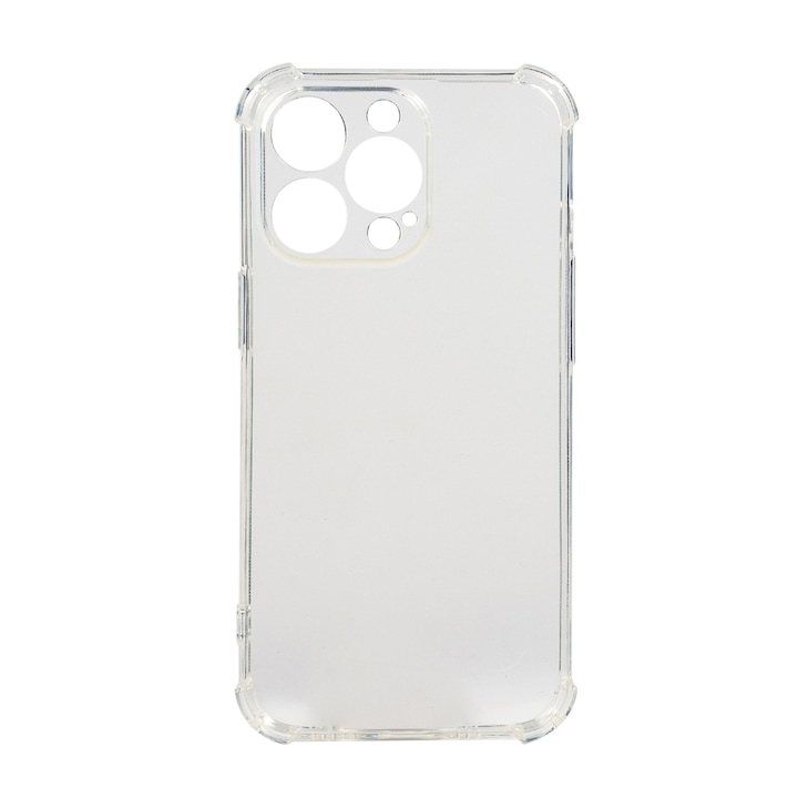 Husa de protectie Spacer pentru Iphone 13 Pro, material flexibil TPU, Transparenta