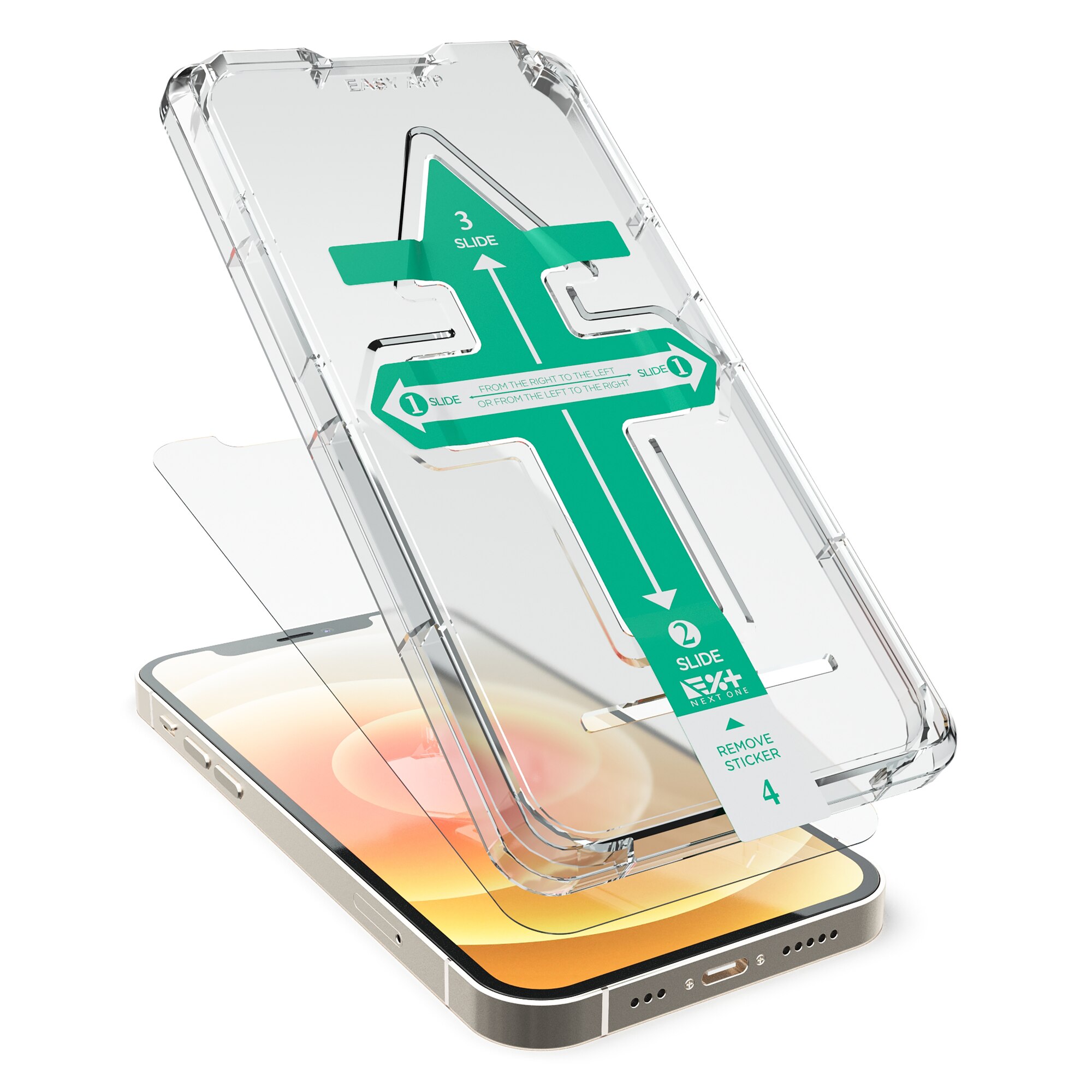 Folie de protectie NEXT ONE pentru iPhone 12 si iPhone 12 Pro