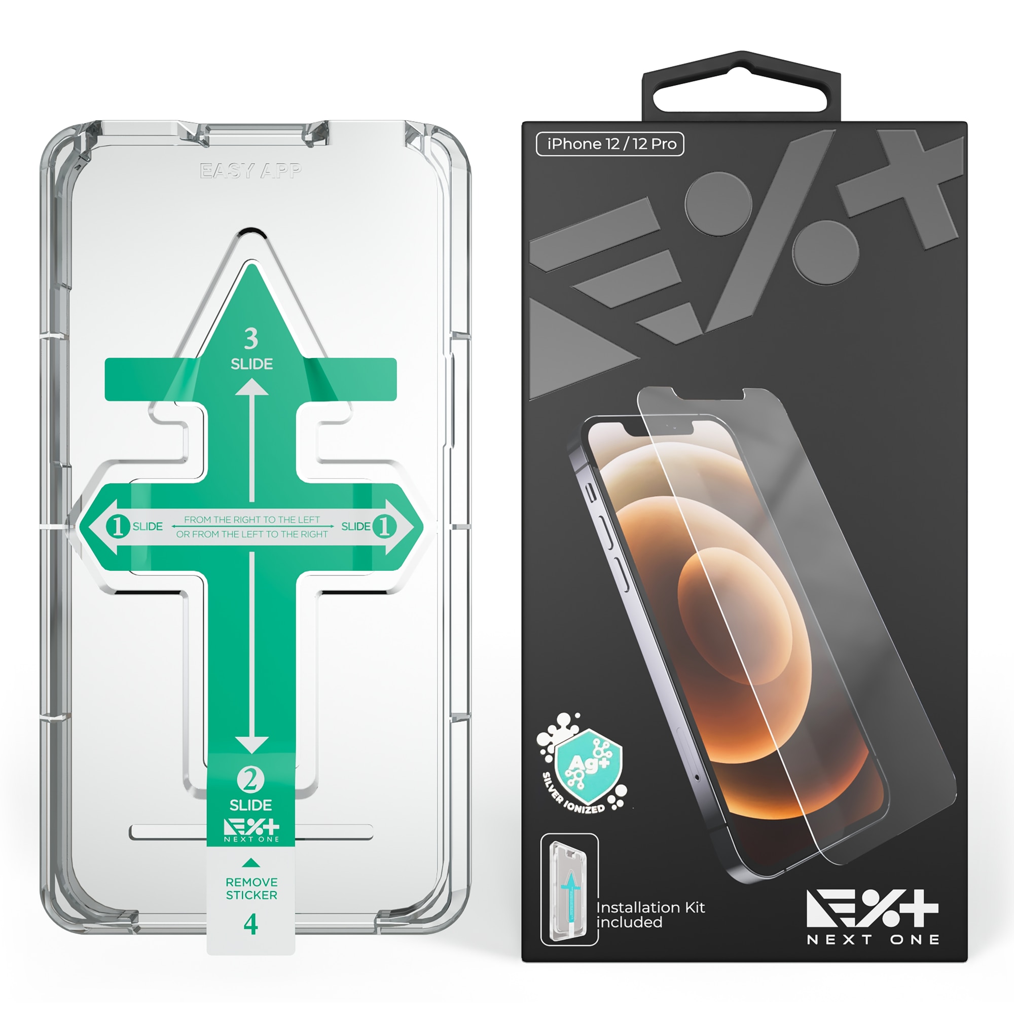 Folie de protectie NEXT ONE pentru iPhone 12 si iPhone 12 Pro