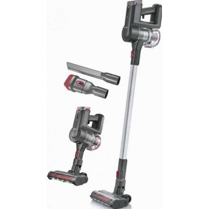 Aspirator portabil Severin, 300W, 30min autonomie, gri, 1.47kg