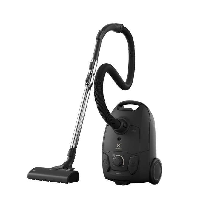 Aspirator Electrolux EB51C2GG, compact, cu perie AllFloor, 72m autonomie, filtrare 99,99%, gri