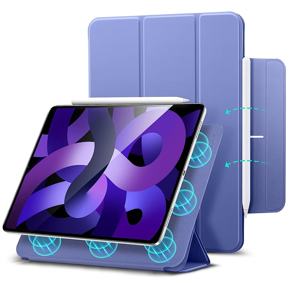 Husa pentru iPad Pro 11 2018 / iPad Air 4 / 5 / 6 (2020/2022/2024), ESR Rebound Magnetic, Lavender