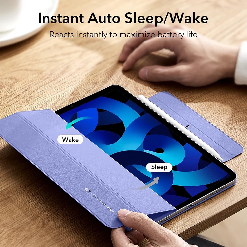 Husa pentru iPad Pro 11 2018 / iPad Air 4 / 5 / 6 (2020/2022/2024), ESR Rebound Magnetic, Lavender