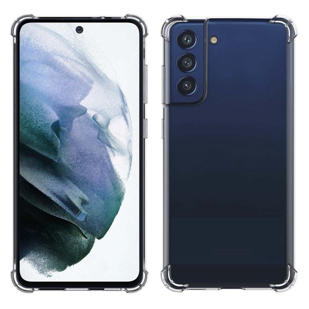 Husa de silicon antisoc pentru Samsung S21 (G991) Transparent