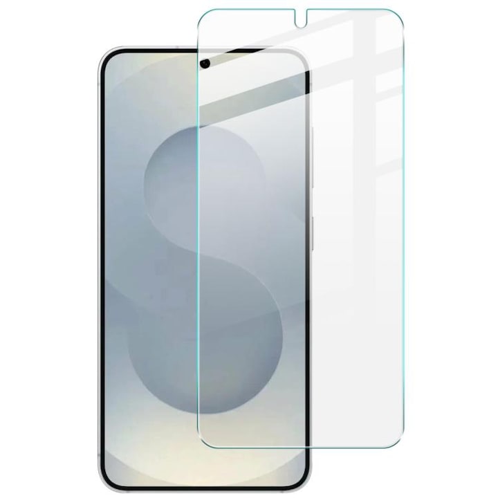 Folie Protectie Ecran pentru Samsung Galaxy S26, Compatibila cu Senzorul de Amprente, Sticla Securizata Temperata Orange, Transparenta