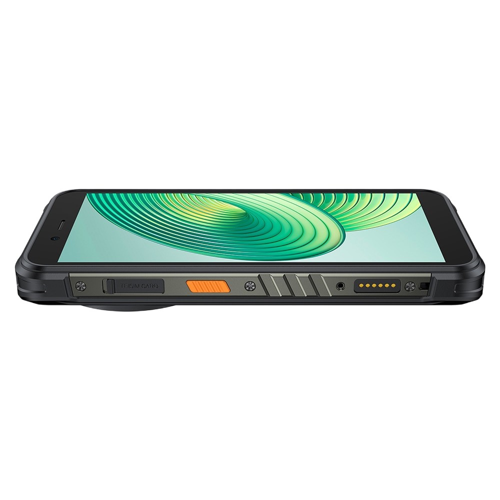 Telefon mobil Ulefone RugKing, 4G, Dual SIM, IPS 5.99-inch, 16GB RAM, 256GB, Camera 50MP+2MP Macro, Difuzor 126dB, LED Notificari, Senzor Amprenta Lateral, NFC, 9600mAh, Android 15, Black