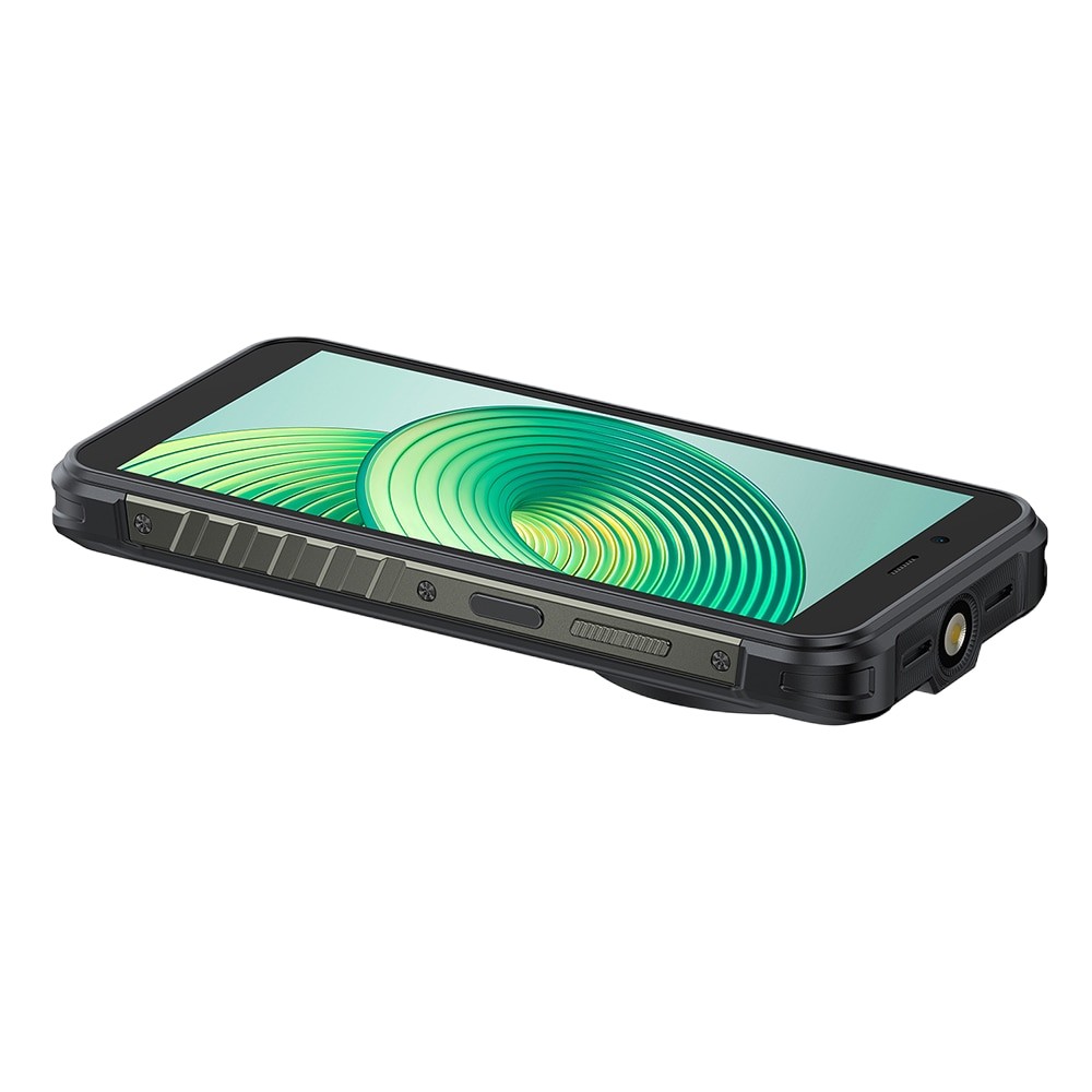 Telefon mobil Ulefone RugKing, 4G, Dual SIM, IPS 5.99-inch, 16GB RAM, 256GB, Camera 50MP+2MP Macro, Difuzor 126dB, LED Notificari, Senzor Amprenta Lateral, NFC, 9600mAh, Android 15, Black