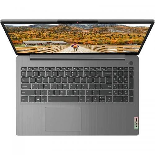 Laptop Lenovo IdeaPad 3, 15.6" Full HD, Ryzen 3 5300U pana la 3.8 GHz, 8 GB DDR4 3200, 512 GB SSD, AMD Radeon Graphics, Windows 11, Free Dos, Arctic Grey 512 GB