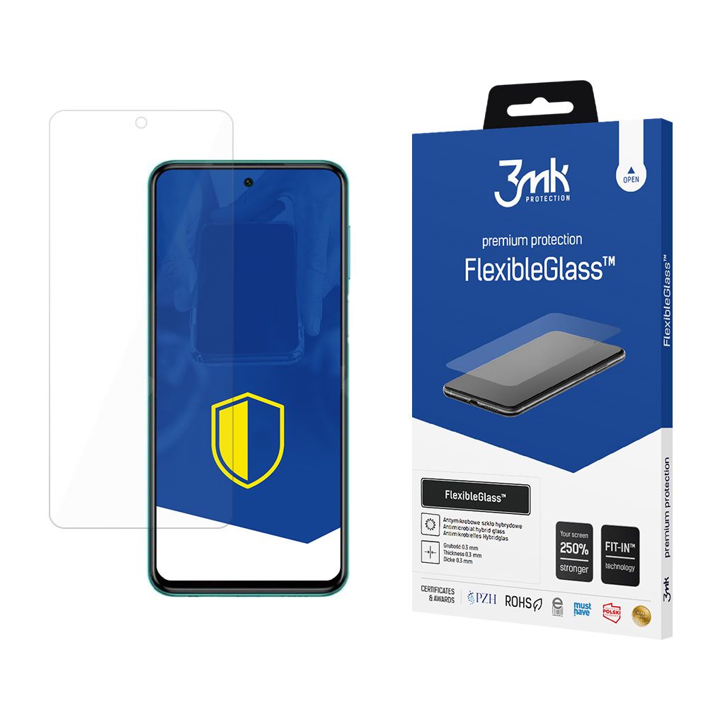 Folie de protectie 3MK Flexible Glass pentru Xiaomi Redmi Note 9 Pro, Sticla, Transparent