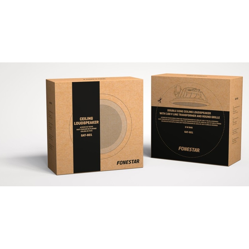 Boxa de tavan 6,5", alb, 6W, 140-20.000Hz, adancime 75mm