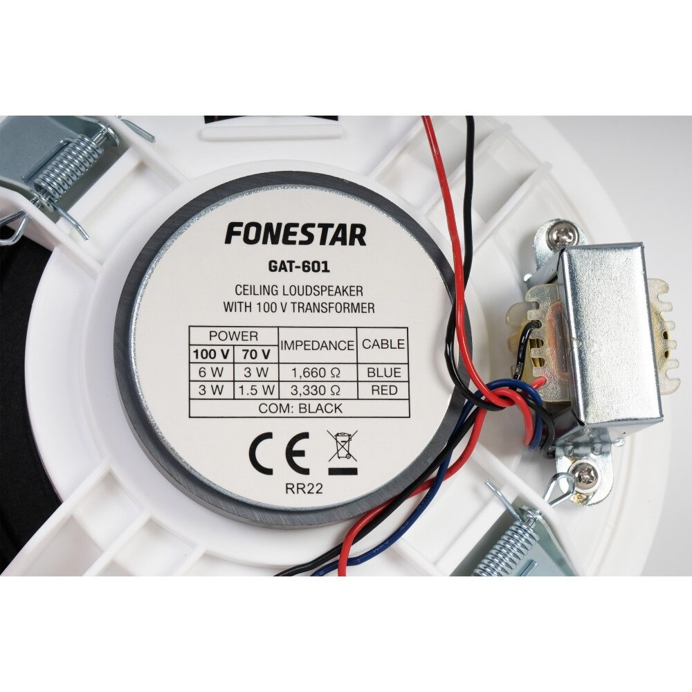 Boxa de tavan 6,5", alb, 6W, 140-20.000Hz, adancime 75mm