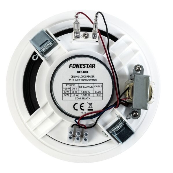 Boxa de tavan 6,5", alb, 6W, 140-20.000Hz, adancime 75mm