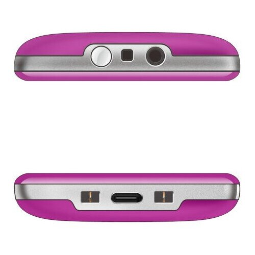 Telefon mobil Evolveo EasyPhone XR, pentru seniori cu suport de incarcare, 32 MB, 2G, Roz