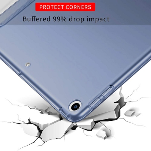 Husa Smart Cover Ipad 7-8-9, 2019-2020-2021, 10.2inch, Albastru Navy