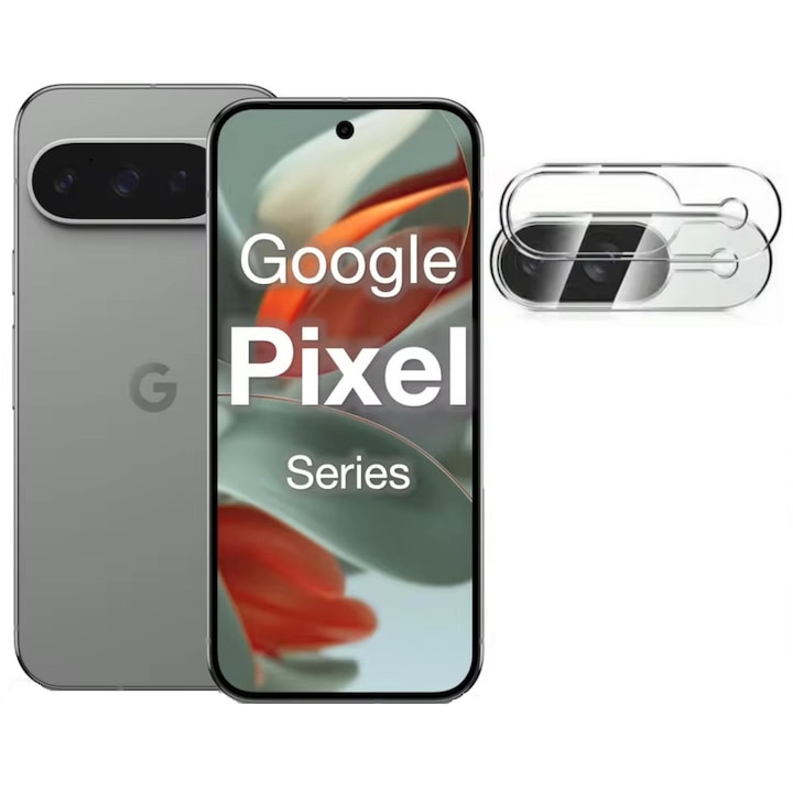 Folie de sticla securizata compatibila cu Google Pixel 10 Pro si folie protectie camera
