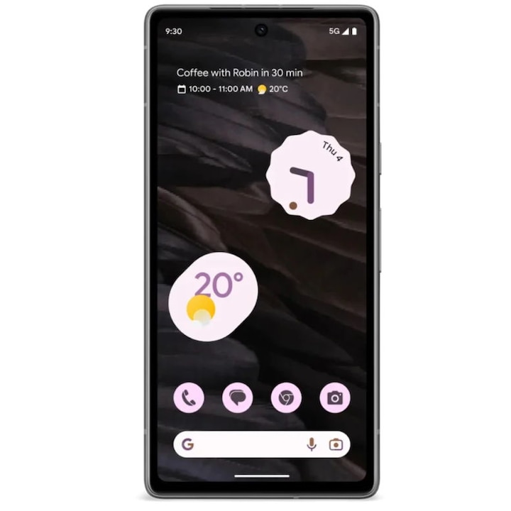 Telefon mobil Google Pixel 7a, Dual SIM, 128GB, 8GB RAM, 5G, Charcoal