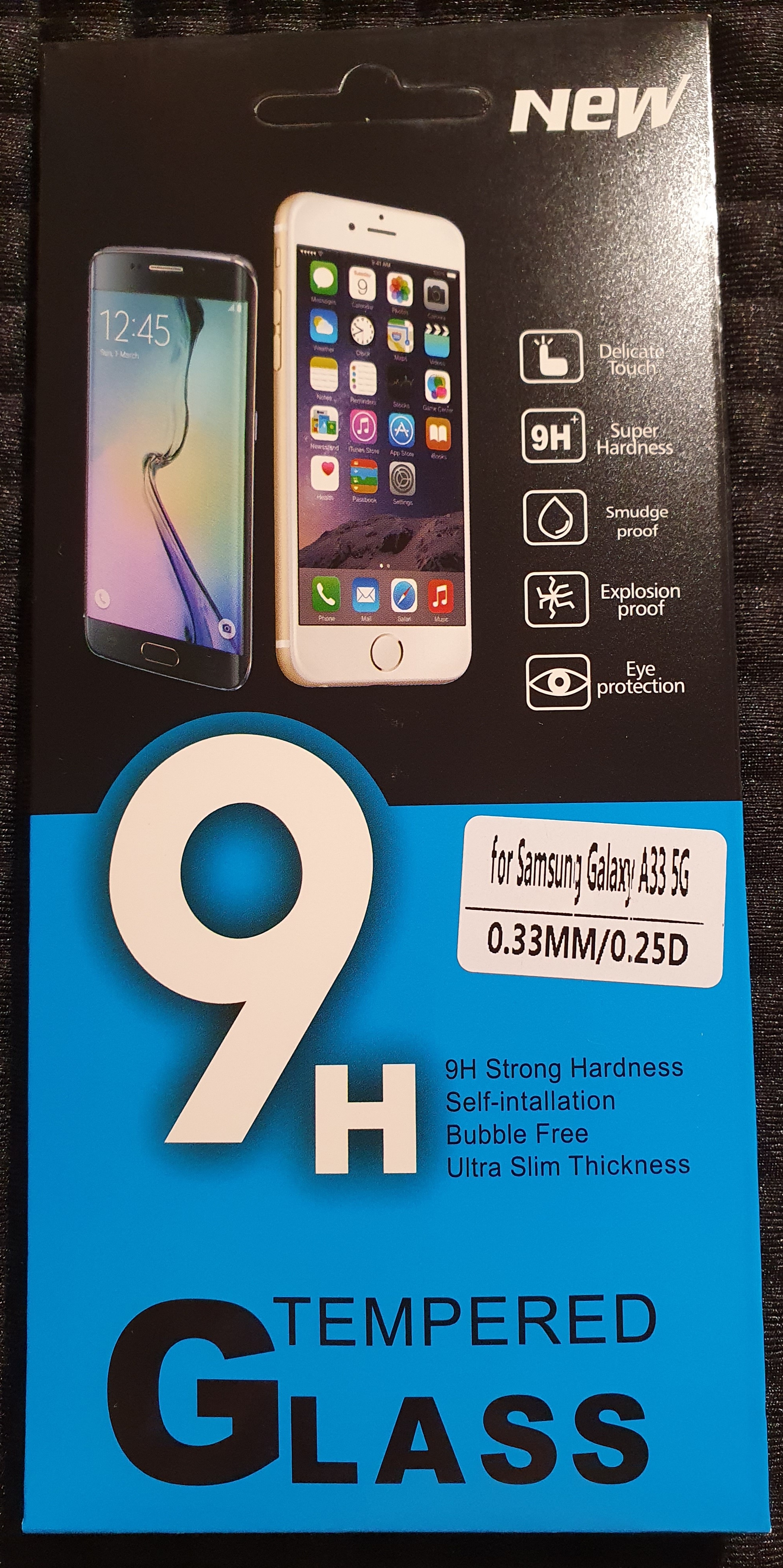 Folie din sticla securizata compatibila cu Samsung Galaxy A33 5G, transparenta