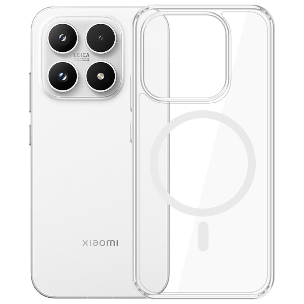 Carcasa 3MK Armor MagCase Transparent, compatibilă cu MagSafe, pentru Xiaomi 17, material policarbonat și TPU