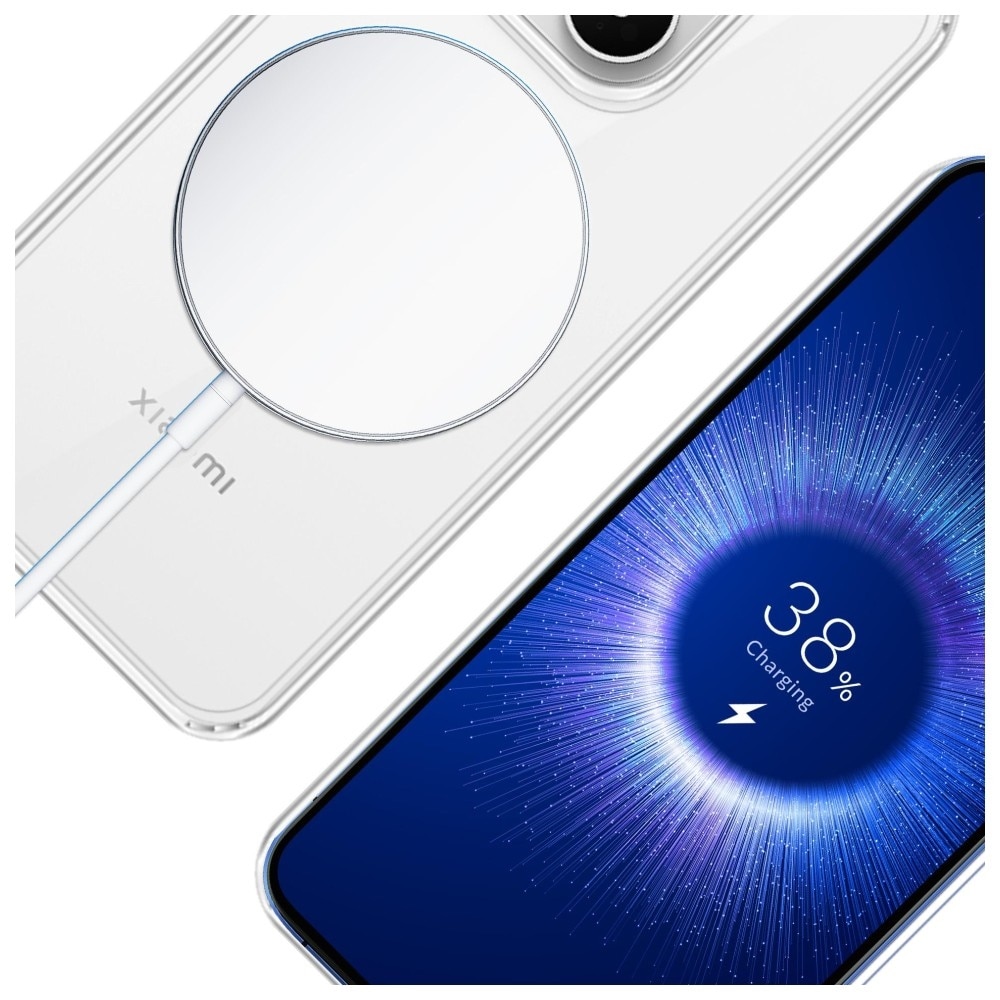 Carcasa 3MK Armor MagCase Transparent, compatibilă cu MagSafe, pentru Xiaomi 17, material policarbonat și TPU