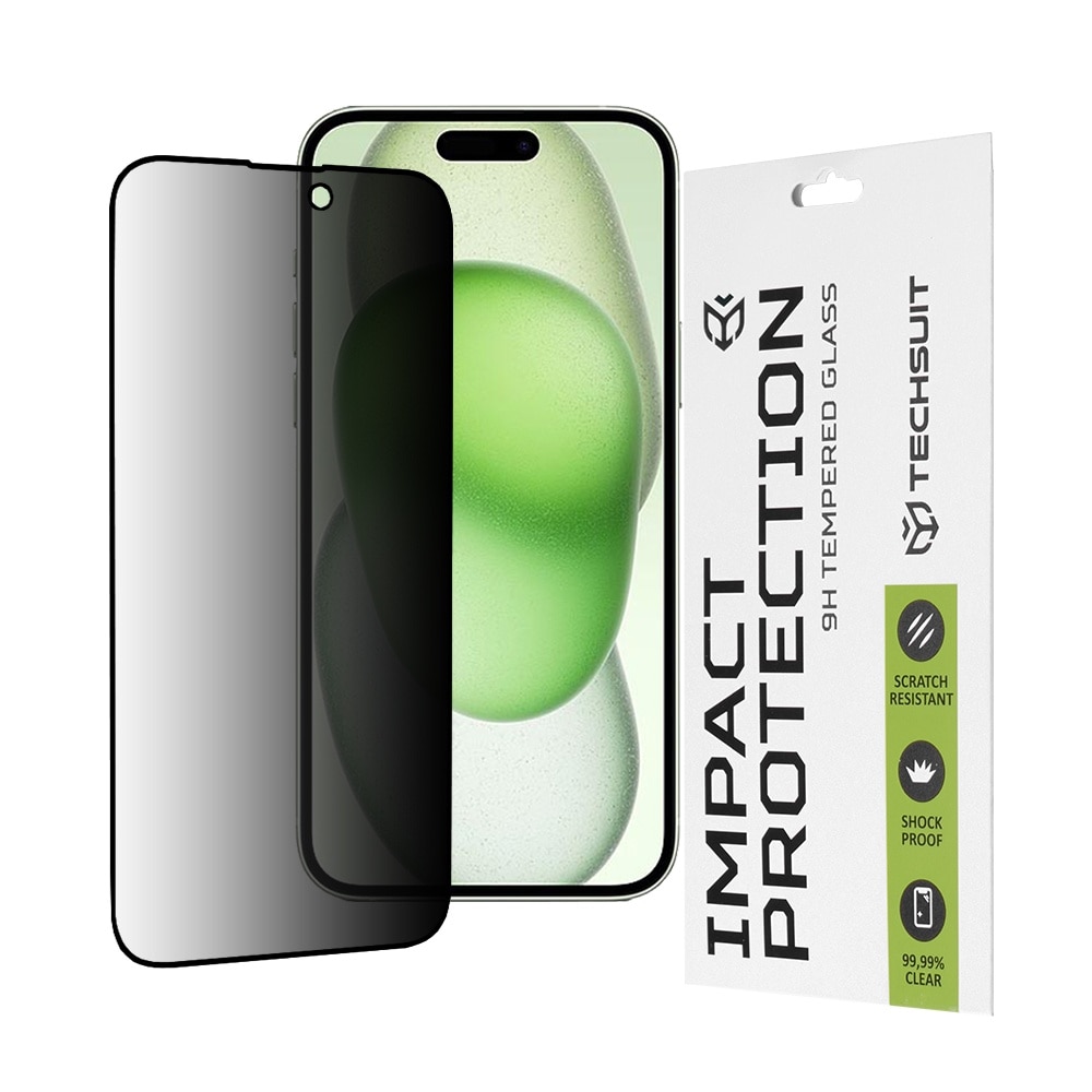 Folie sticla pentru iPhone 15 Plus Privacy Cellect