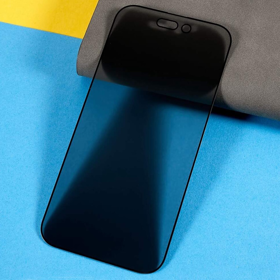 Folie sticla pentru iPhone 15 Plus Privacy Cellect