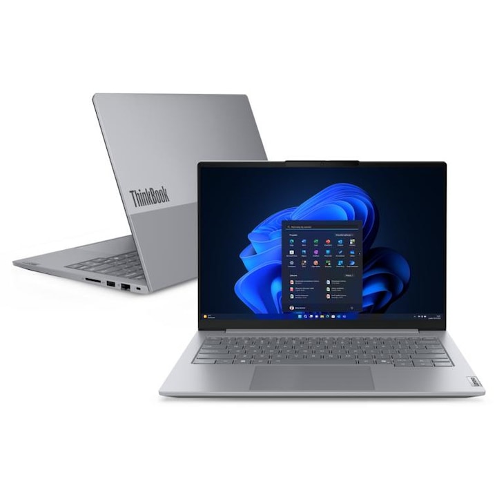 Laptop, Lenovo, ThinkBook 14 G8, Intel Core Ultra 7, 16 GB RAM, 512 GB SSD, gri, 14" WUXGA