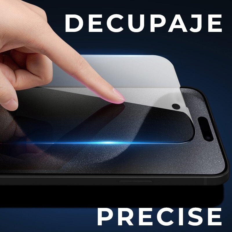 Folie Privacy compatibila cu Iphone 16 Plus, Calitate Premium, Full Cover