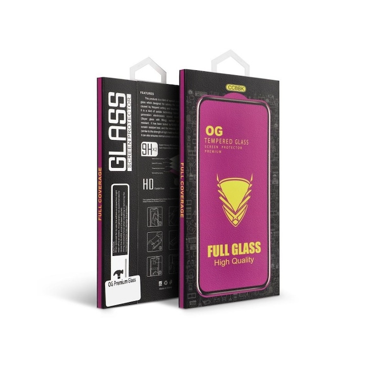 Folie Sticla Securizata Upzz OG Premium Compatibila Cu Xiaomi Redmi Note 13 5G, Full Cover, Super Protectie