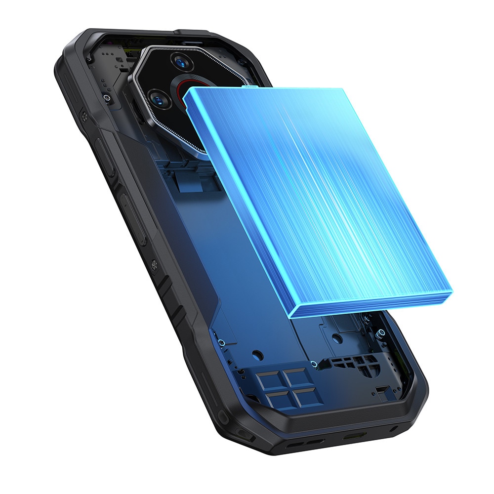 Telefon mobil Ulefone Armor X32, Dual SIM, 4G, Octa-Core Mediatek Helio G91, IPS 5.65-inch 90Hz HD+, 12GB RAM (6GB + 6GB RAM), 128GB, 5500mAh, NFC, IP68, Android 14, Black