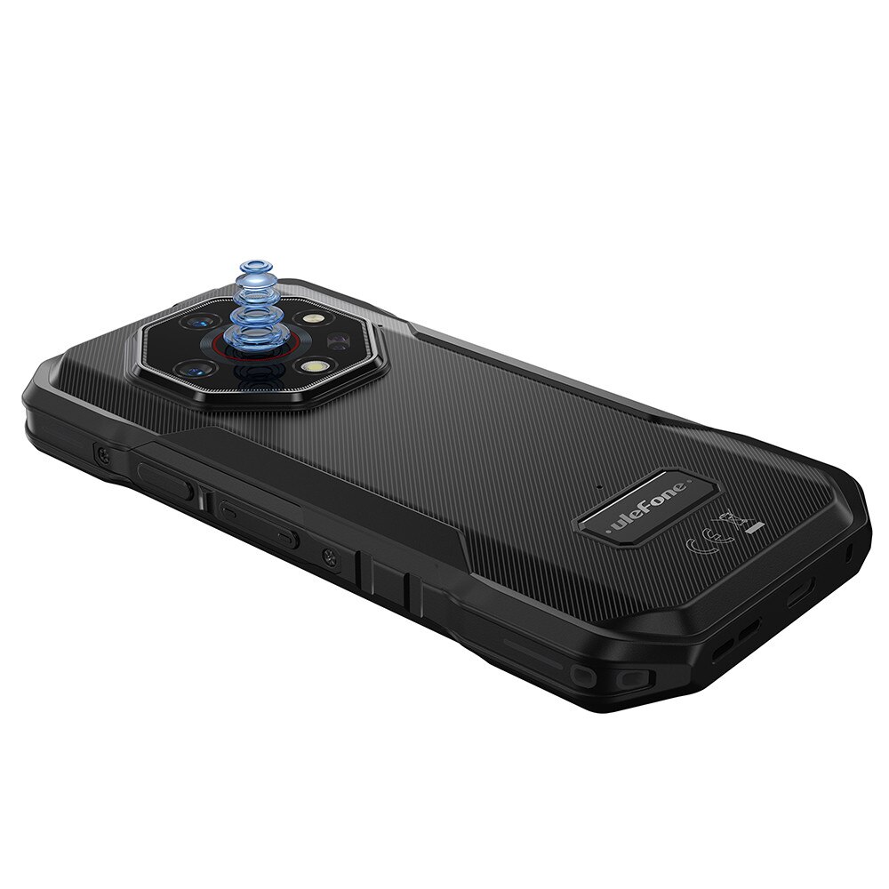 Telefon mobil Ulefone Armor X32, Dual SIM, 4G, Octa-Core Mediatek Helio G91, IPS 5.65-inch 90Hz HD+, 12GB RAM (6GB + 6GB RAM), 128GB, 5500mAh, NFC, IP68, Android 14, Black