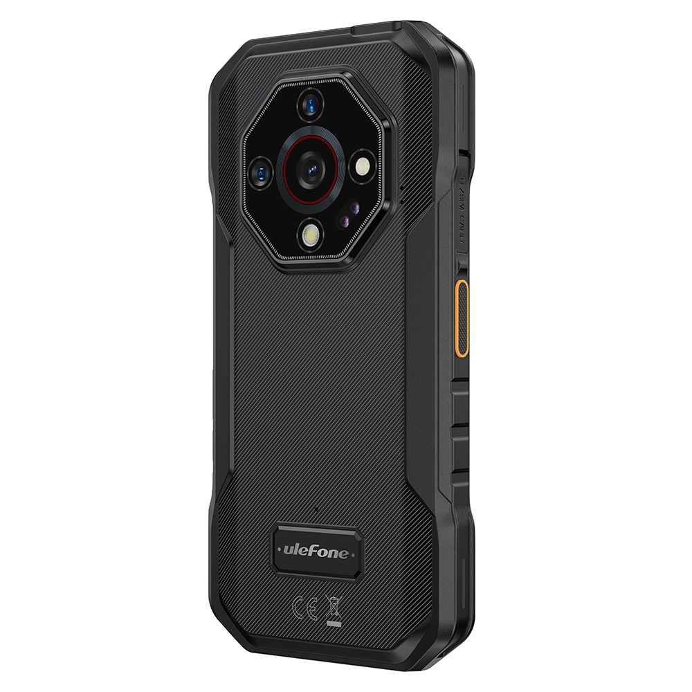 Telefon mobil Ulefone Armor X32, Dual SIM, 4G, Octa-Core Mediatek Helio G91, IPS 5.65-inch 90Hz HD+, 12GB RAM (6GB + 6GB RAM), 128GB, 5500mAh, NFC, IP68, Android 14, Black