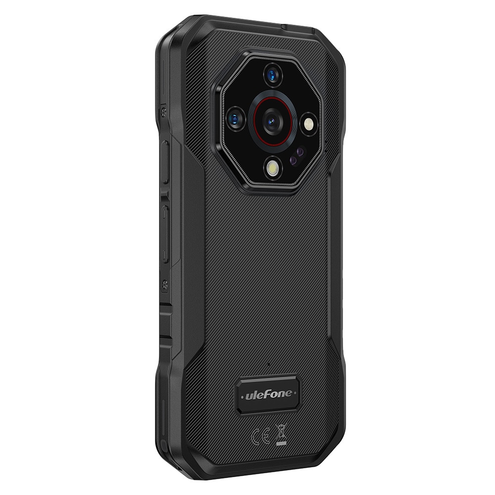 Telefon mobil Ulefone Armor X32, Dual SIM, 4G, Octa-Core Mediatek Helio G91, IPS 5.65-inch 90Hz HD+, 12GB RAM (6GB + 6GB RAM), 128GB, 5500mAh, NFC, IP68, Android 14, Black