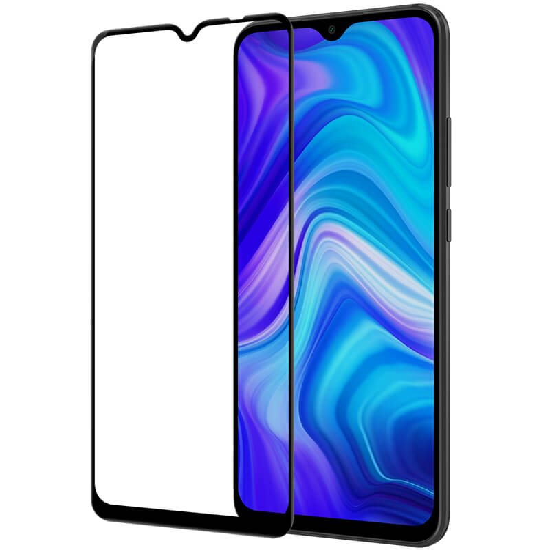 Folie de protectie Tempered Glass, Compatibila Xiaomi Redmi 9C, Sticla securizata, Negru/Transparent