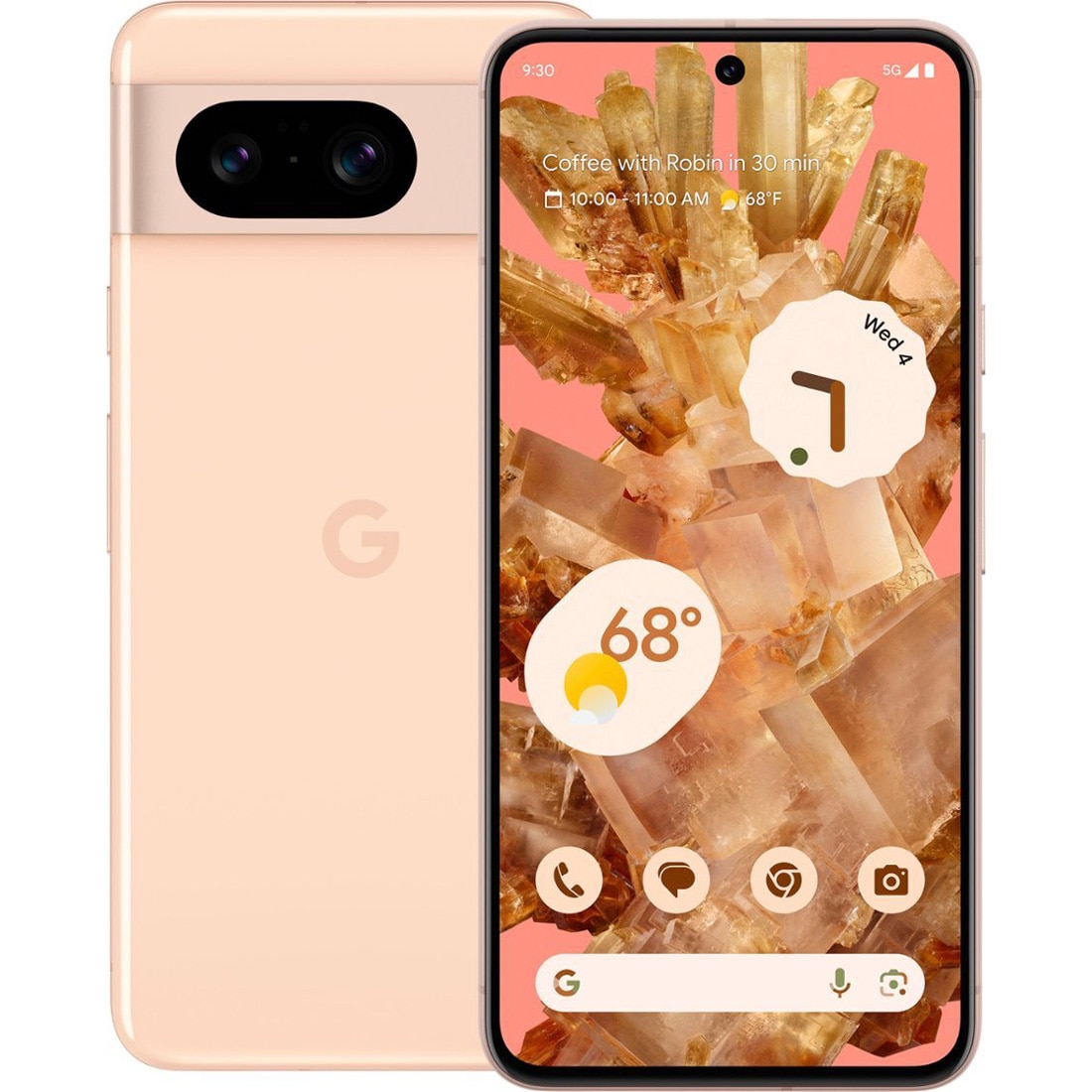 Telefon mobil Google Pixel 8, 256GB, 8GB RAM, 5G, Rose