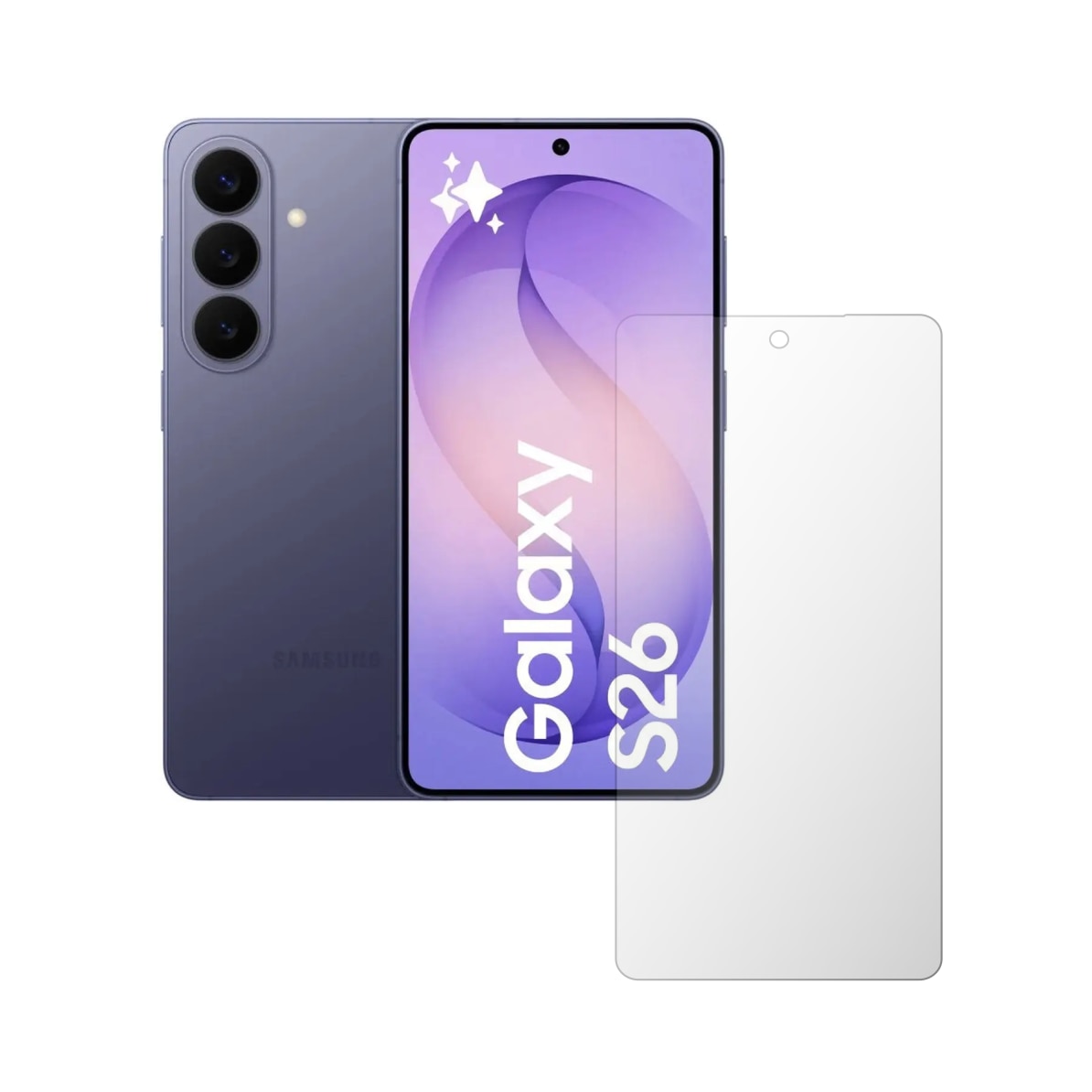 Folie Protectie Ecran Folie24, pentru Samsung Galaxy S26, 1X Ultra-Clear cu Acoperire Case-Friendly ( Compatibile cu Carcasa ), Adeziva, Flexibila cu Auto Regenerare