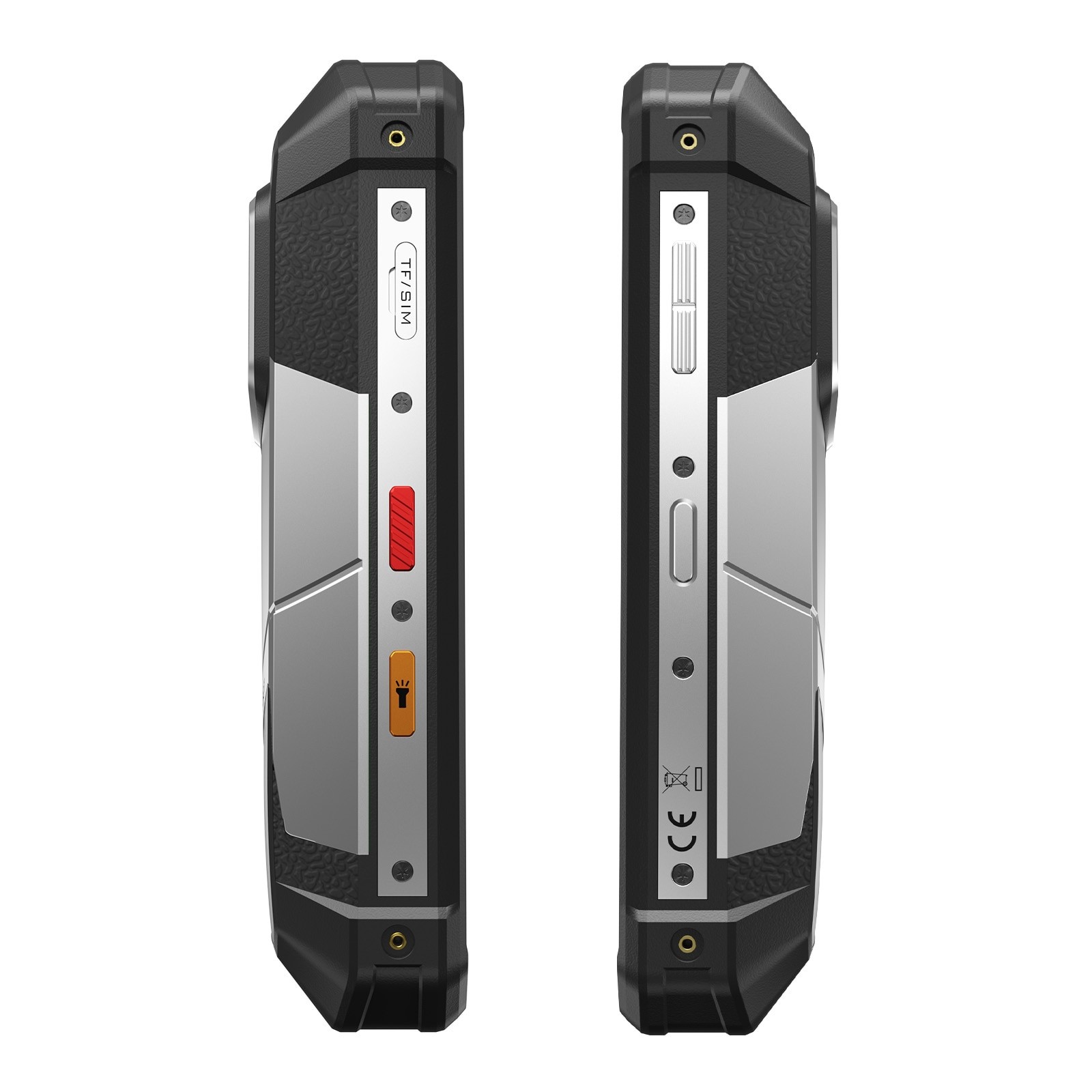 Telefon mobil FOSSiBOT F107 Pro, 6.95-inch, Baterie 28000mAh, 5G, Android 15, 30GB RAM(12GB+extindere pana la 18 GB)+512GB ROM, 200MP+32MP, Rezistent la praf/Impermeabil/Rezistent la caderi, Pentru camping, calatorii, Negru