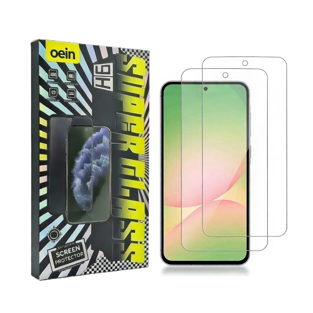Set 2 Folii Protectie compatibile cu Samsung A36/A56, Sticla Temperata 9H, Transparent