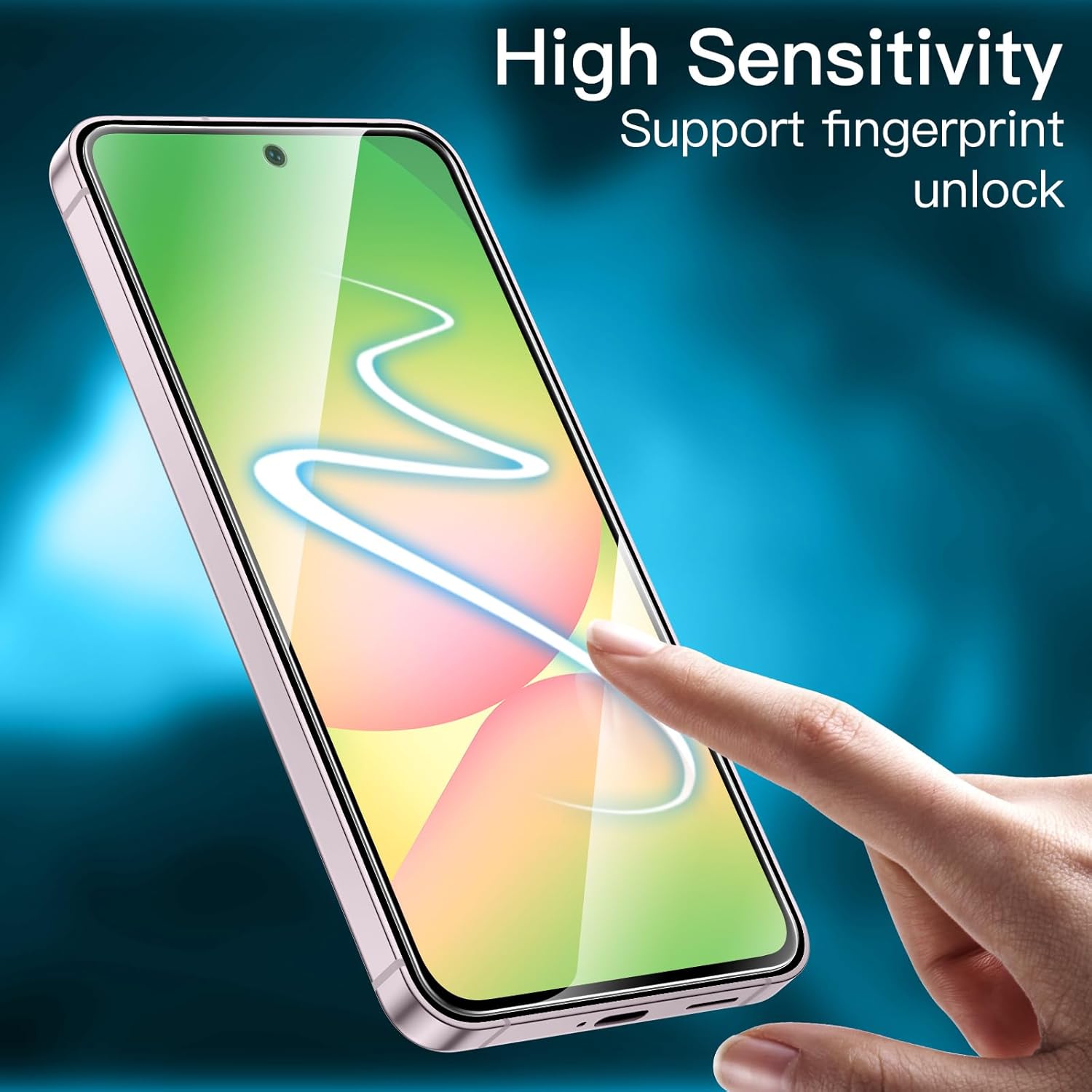 Set 2 Folii Protectie compatibile cu Samsung A36/A56, Sticla Temperata 9H, Transparent