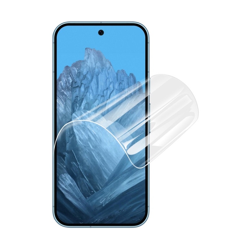 Folie Silicon Ecran pentru Google Pixel 8 Pro, Silicon Hydrogel Regenerabil, Flexible Hydro-Crystal, Protectie Completa, Full Glue, Instalare usoara, Set complet pentru Instalare
