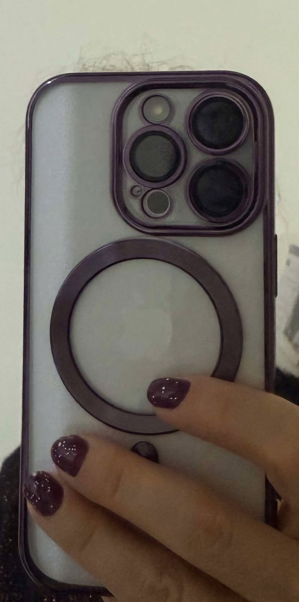 Husa pentru iPhone 16 Pro, Joyshell Magic Symphony, Antisoc, Cu Interior Microfibra, TPU, Rosu