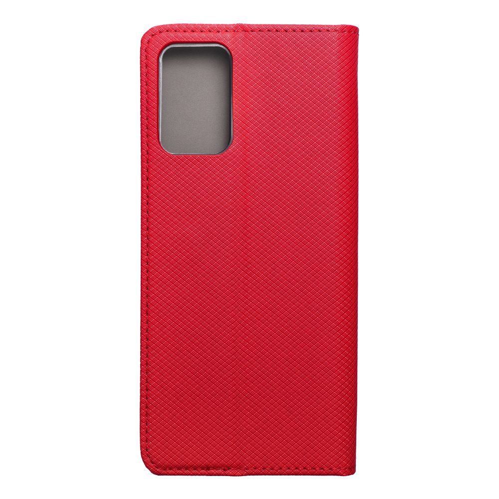 Husa tip carte compatibila cu Motorola Moto G06, Flip Book, inchidere magnetica, buzunar card, stand, Rosu