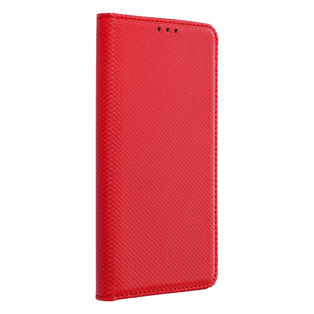 Husa tip carte compatibila cu Motorola Moto G06, Flip Book, inchidere magnetica, buzunar card, stand, Rosu