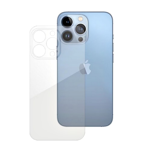 Folie de protectie transparenta compatibila cu Apple iPhone 15 Pro, Spate, HQClear, Regenerabila, silicon