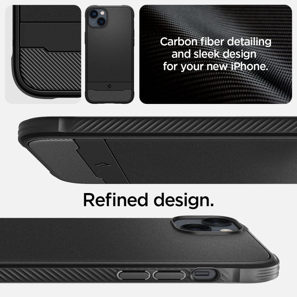 Carcasa Spigen Rugged Armor MagSafe compatibila cu iPhone 14 Matte Black