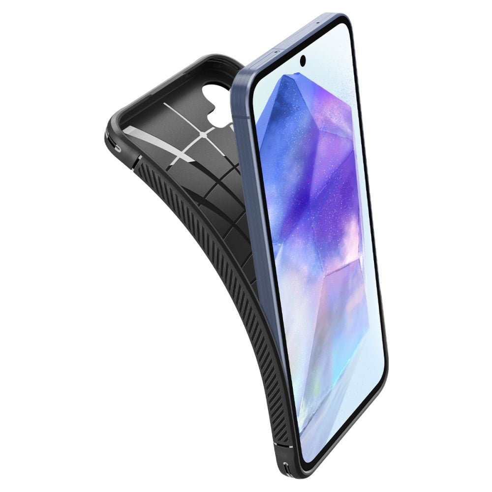 Husa pentru Samsung Galaxy A55 5G - Spigen Rugged Armor - Negru