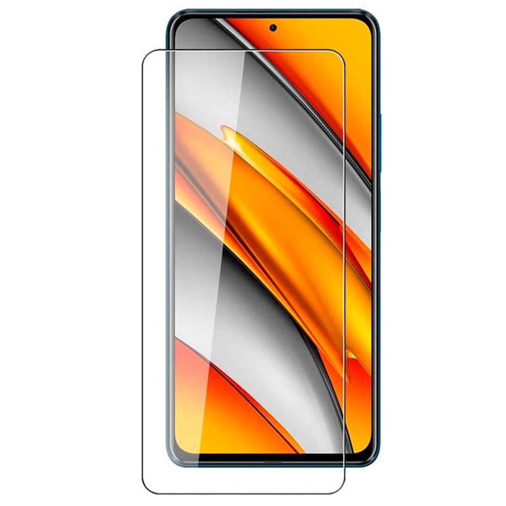 Folie telefon, TechArmor, Pentru Xiaomi Poco F3, Ecran, Transparent