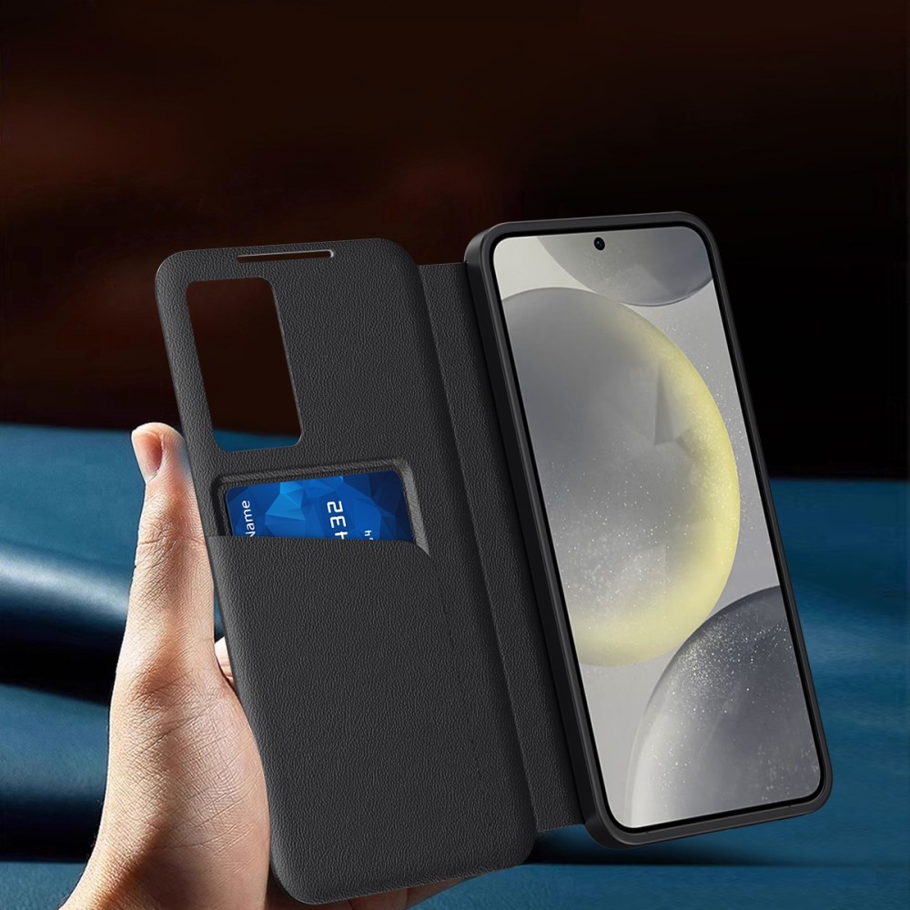Husa telefon, compatibil cu Samsung Galaxy S22 Ultra, XGSM Smart View, neagra